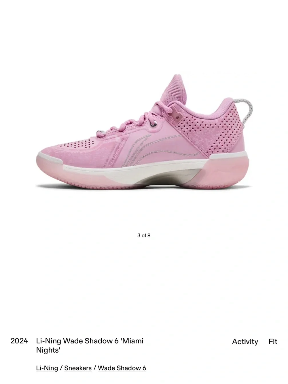 Li-Ning Wade Shadow 6 — Miami Nights Men’s 7.5